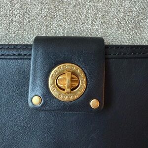 Marc Jacobs Black and Gold Men's Briefcase